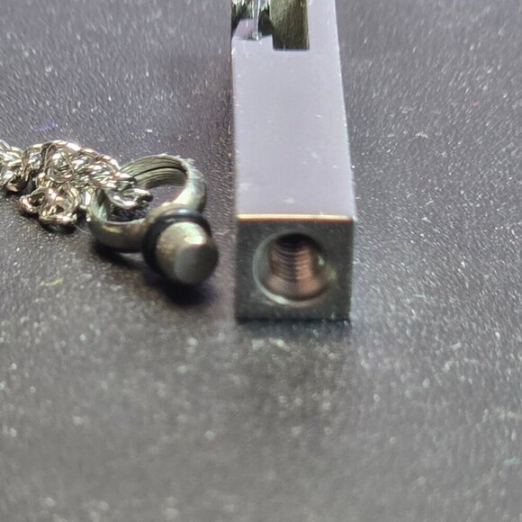 Memorial Necklace For Ashes With "Forever In My Heart" Engraving (NWOT) - Picture 5 of 7